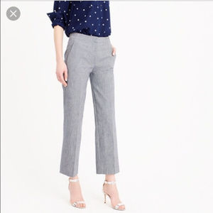 J. Crew NWT Patio Pant in Chambray